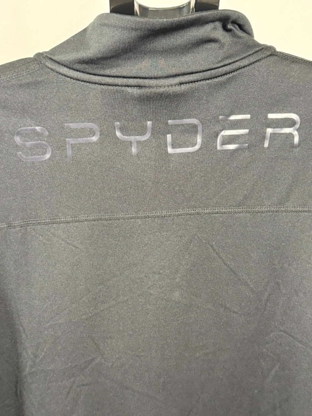 Spyder Active Men's Black 1/4 Zip Performance Pullover Size M